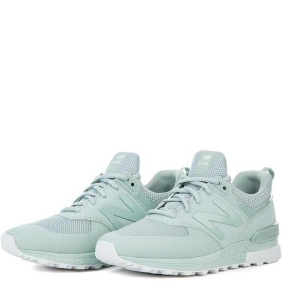 new balance 574 mint green